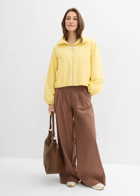 Bomber idrorepellente con orlo a bolla, bonprix