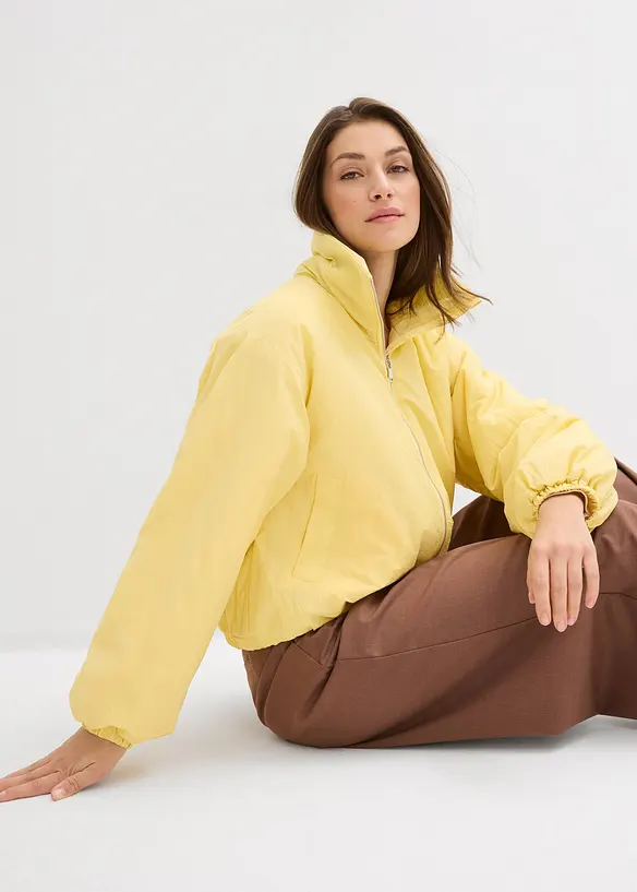 Bomber idrorepellente con orlo a bolla, bonprix