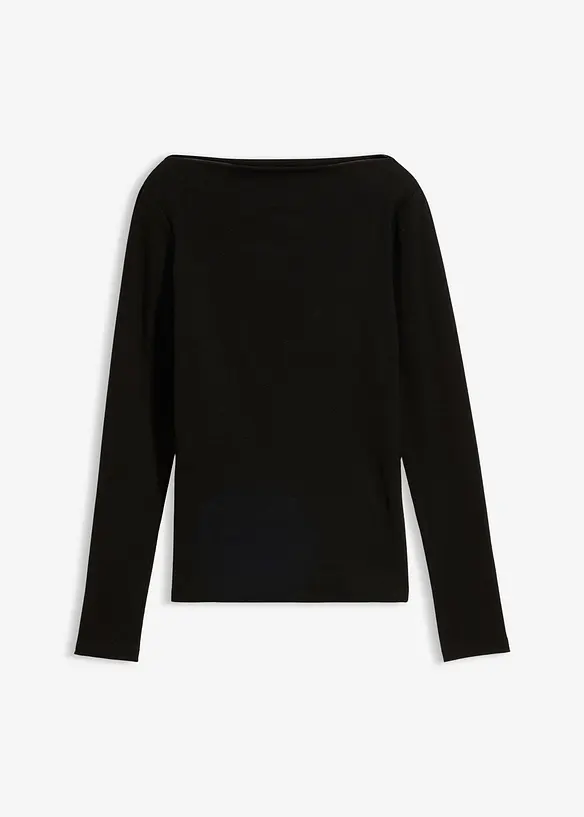 Maglia aderente a costine, bonprix