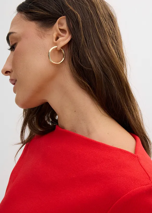 Maglia aderente a costine, bonprix