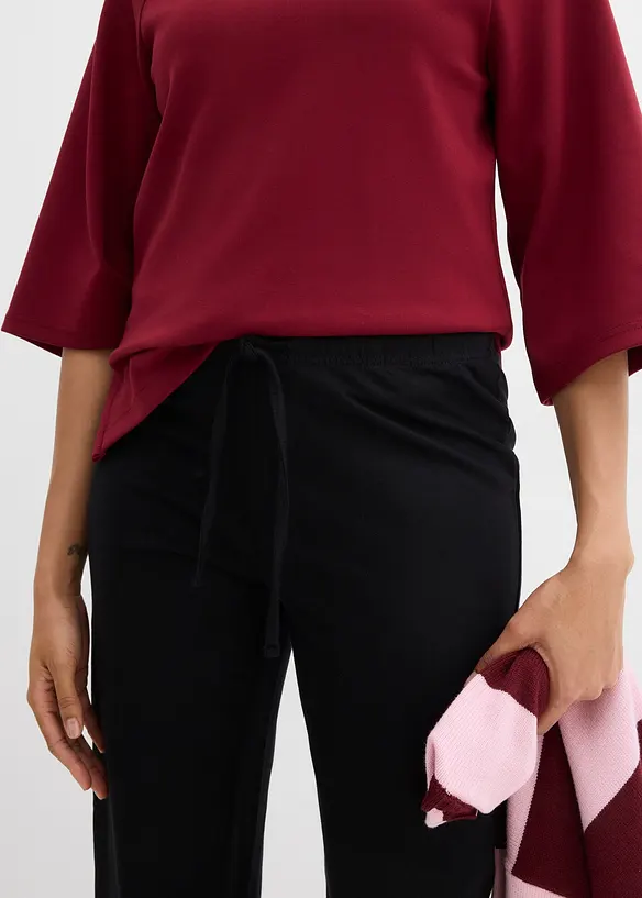 Pantaloni in felpa di puro cotone biologico, bonprix