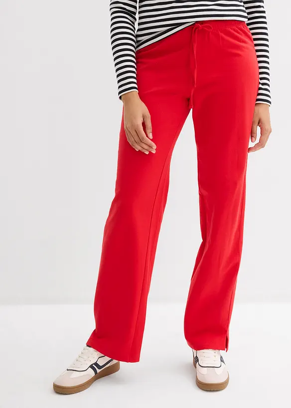 Pantaloni in felpa di puro cotone biologico, bonprix