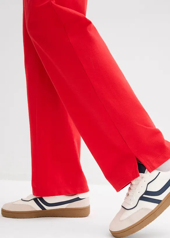 Pantaloni in felpa di puro cotone biologico, bonprix