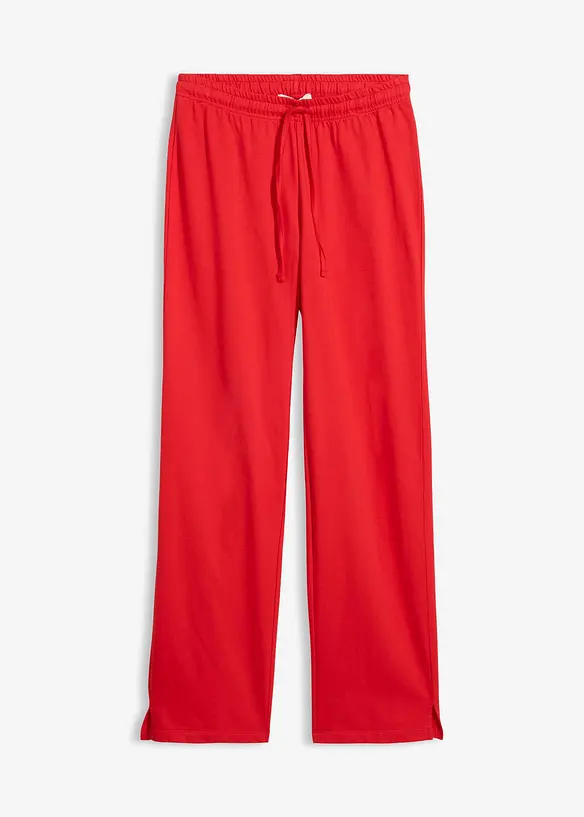 Pantaloni in felpa di puro cotone biologico, bonprix