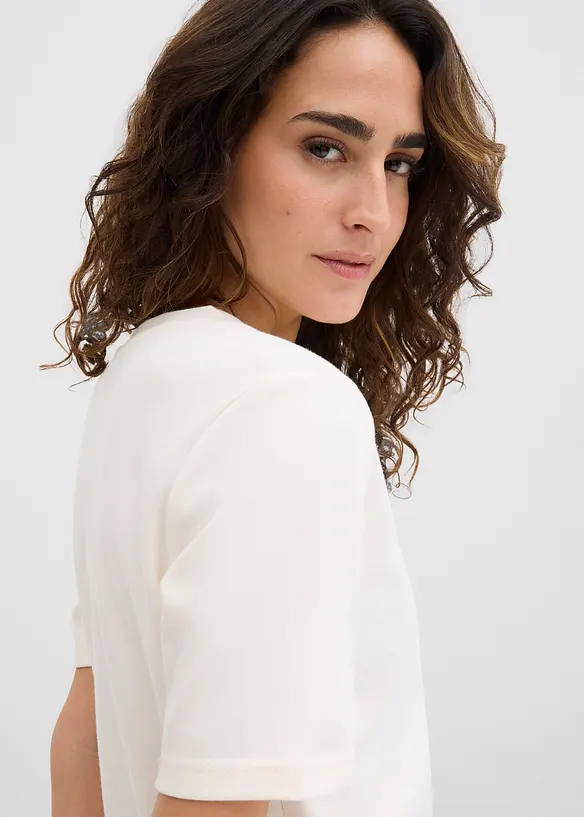 Maglia in jersey pesante di puro cotone biologico (pacco da 2), bonprix