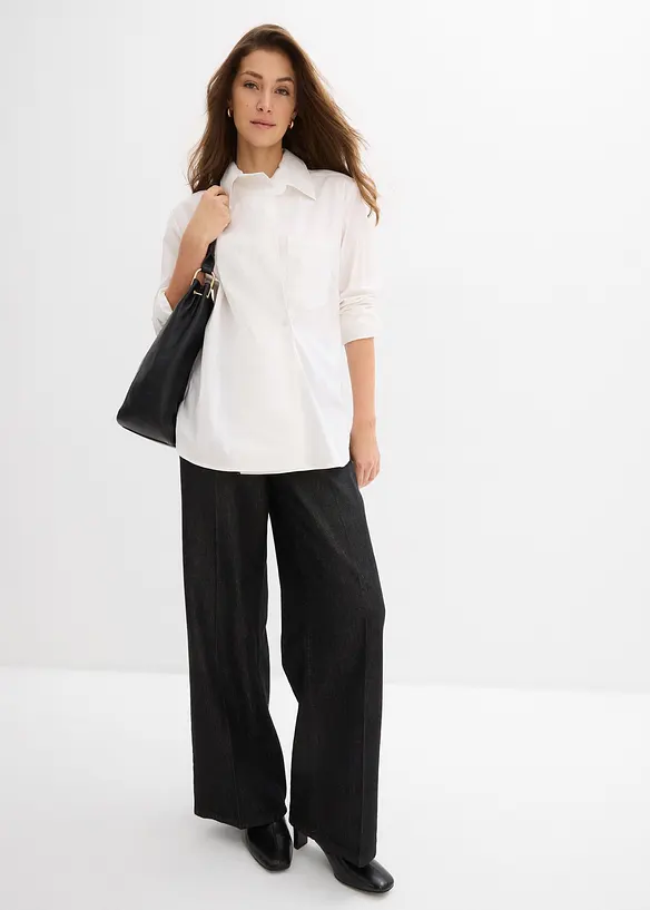 Camicia lunga in cotone, bonprix