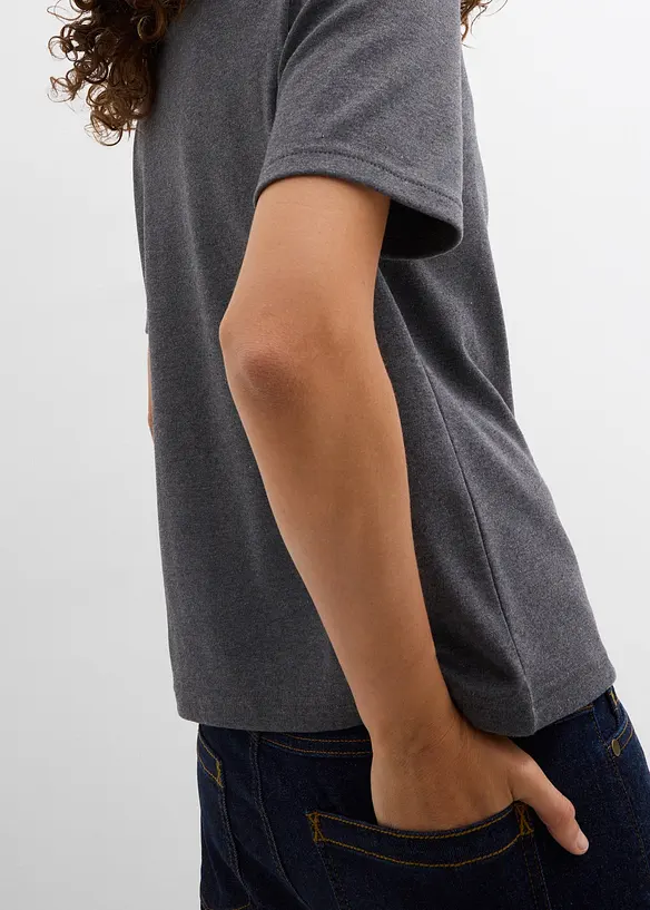 Maglia in jersey pesante di puro cotone biologico (pacco da 2), bonprix