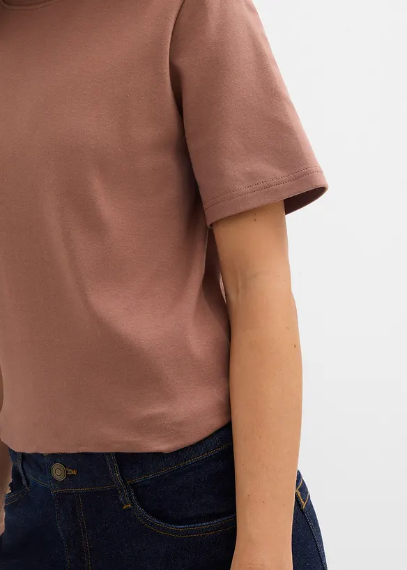 Maglia in jersey pesante di puro cotone biologico (pacco da 2), bonprix