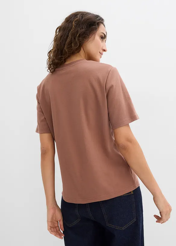 Maglia in jersey pesante di puro cotone biologico (pacco da 2), bonprix