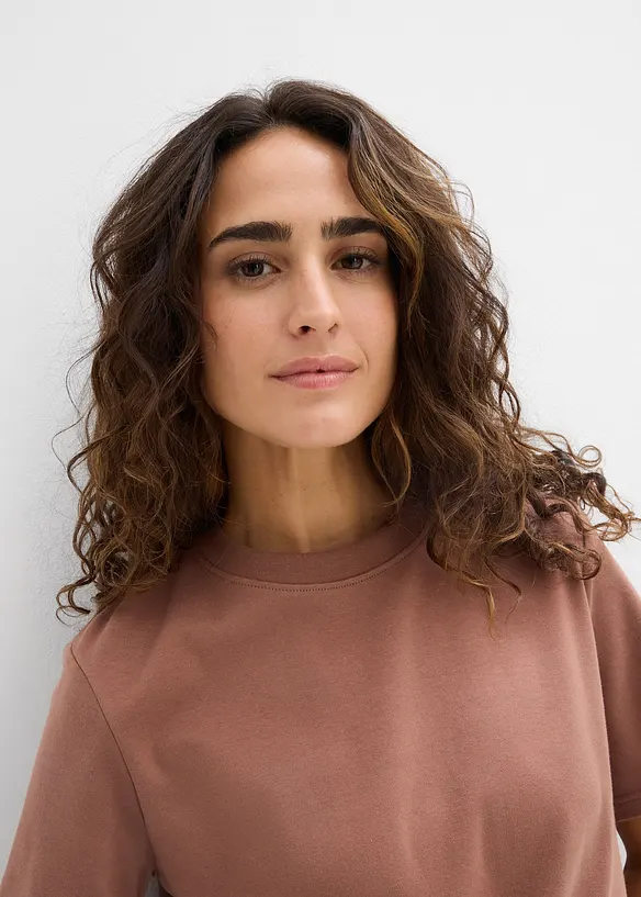 Maglia in jersey pesante di puro cotone biologico (pacco da 2), bonprix