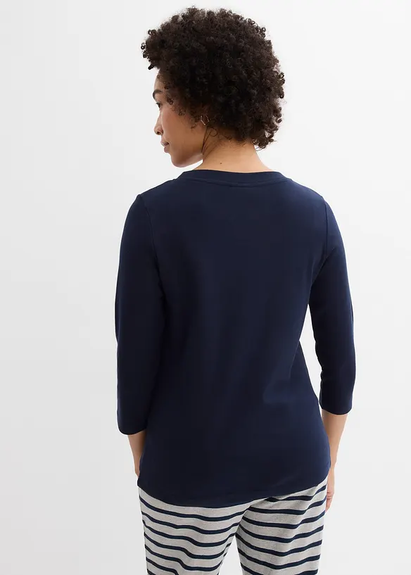 Maglia in jersey pesante con cotone biologico (pacco da 3), bonprix