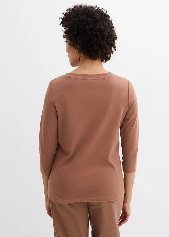 Maglia in jersey pesante con cotone biologico (pacco da 3), bonprix