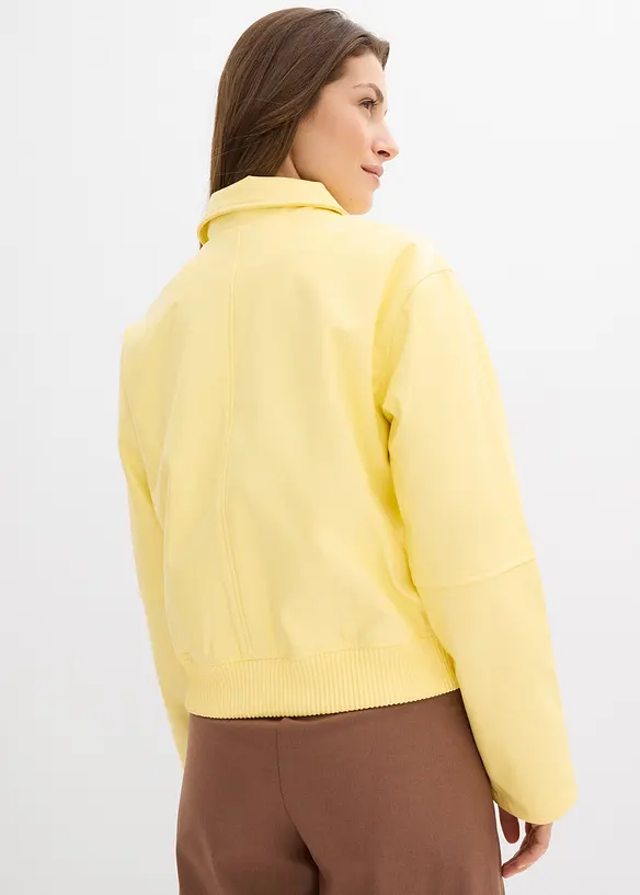 Giacca in similpelle cropped, bonprix