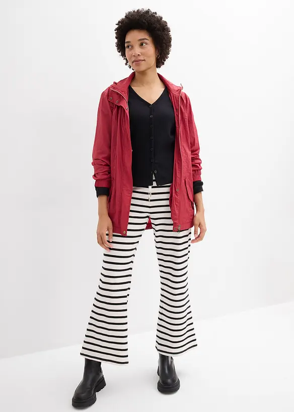 Cardigan in jersey pesante di puro cotone biologico, bonprix