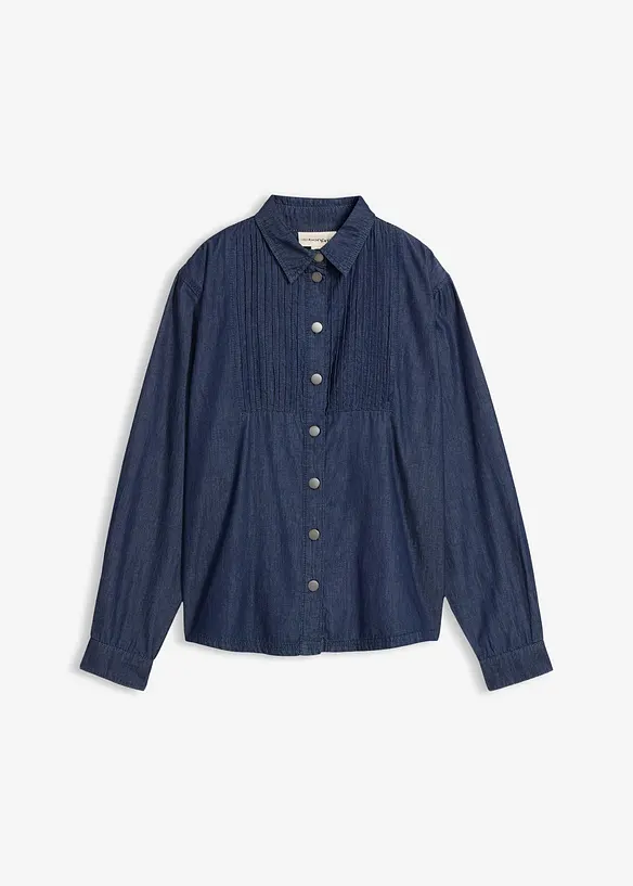 Camicia oversize in jeans di cotone biologico, bonprix
