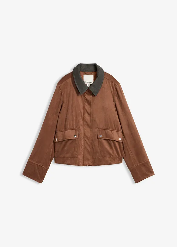 Giacca in similpelle scamosciata, bonprix