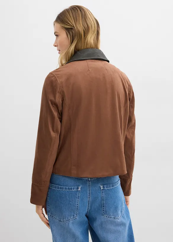 Giacca in similpelle scamosciata, bonprix