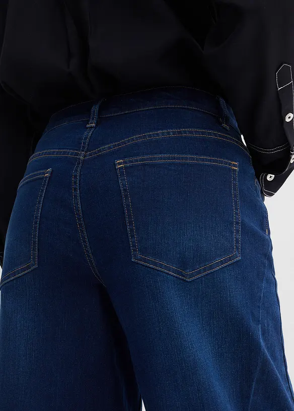 Jeans barrel con cotone biologico, vita media, bonprix