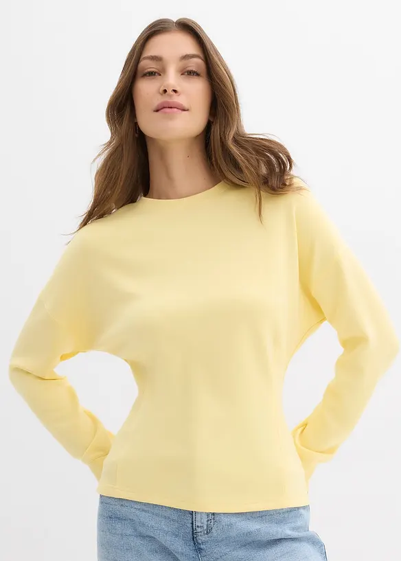 Felpa sciancrata, bonprix