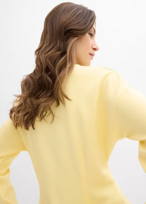 Felpa sciancrata, bonprix