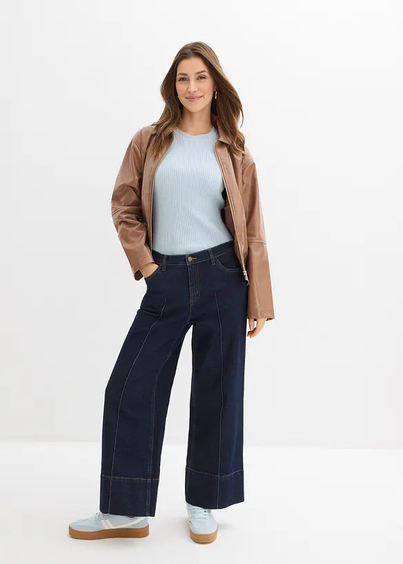 Giacca in similpelle cropped, bonprix