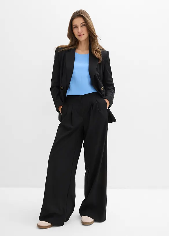 Blusa in misto viscosa fluente, bonprix