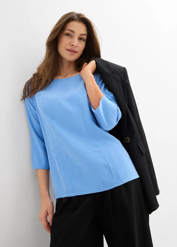 Blusa in misto viscosa fluente, bonprix