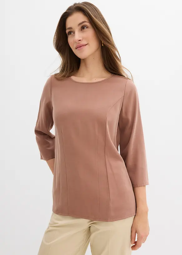 Blusa in misto viscosa fluente, bonprix