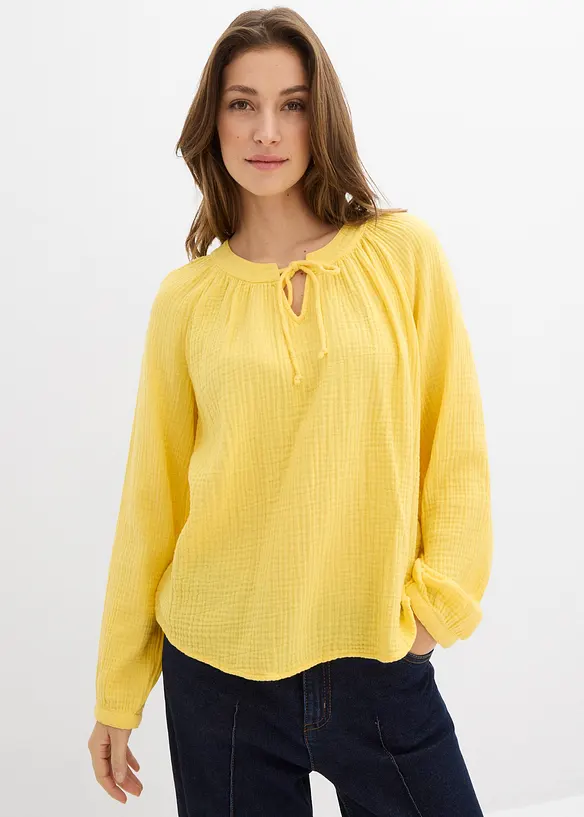 Blusa in mussola morbida, bonprix
