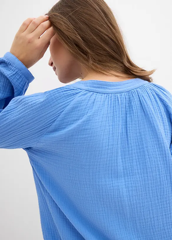 Blusa in mussola morbida, bonprix