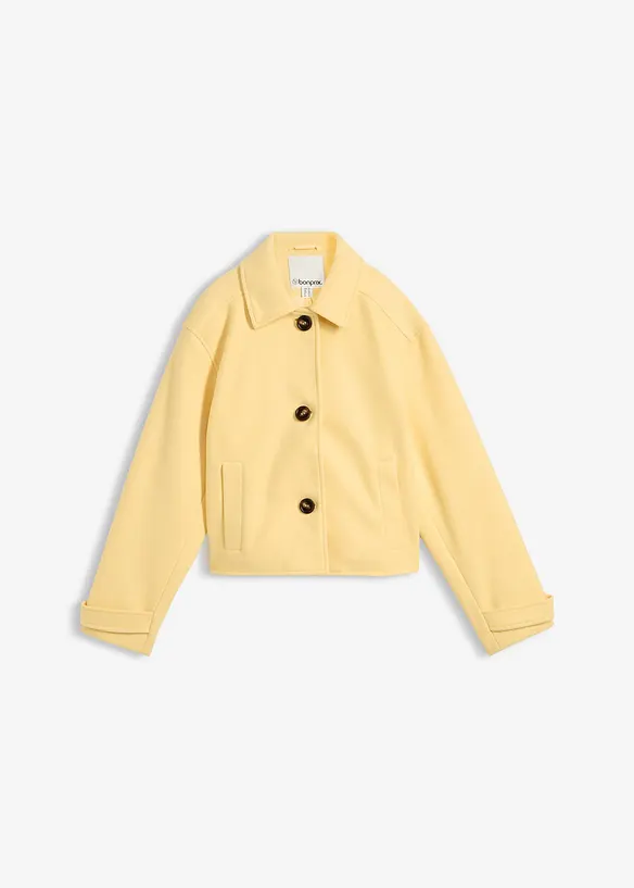 Giacca corta in simil lana, bonprix