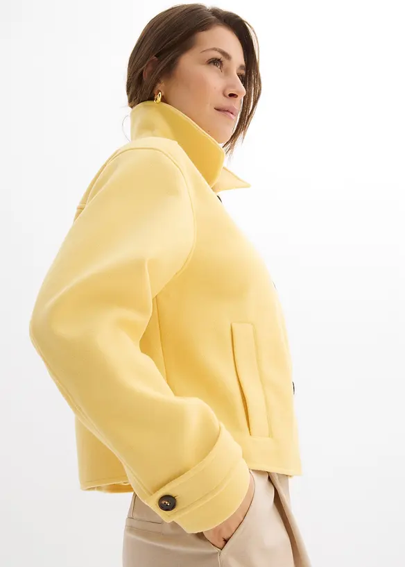 Giacca corta in simil lana, bonprix