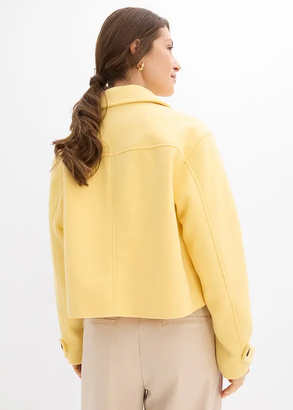 Giacca corta in simil lana, bonprix