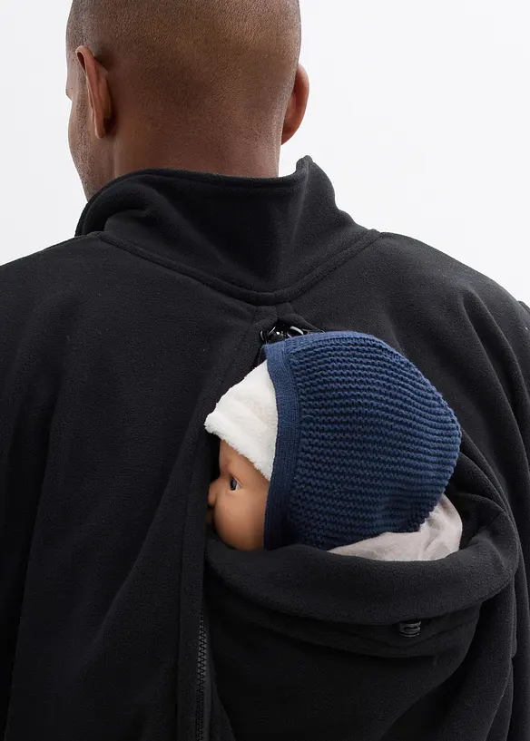 Gilet porta-beb&egrave; 3 in 1 da uomo con funzione di trasporto frontale e posteriore, bonprix