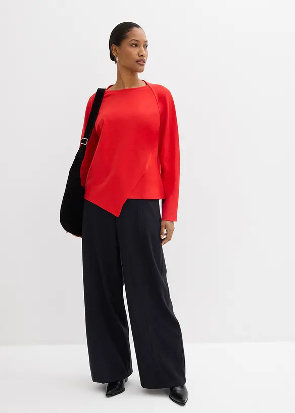 Maglia a maniche lunghe in puro cotone biologico, bonprix