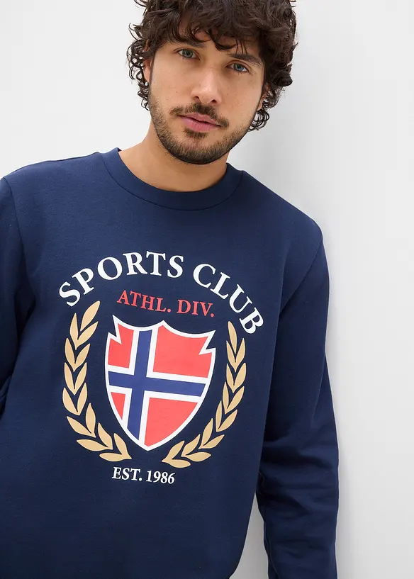 Felpa in puro cotone, bonprix