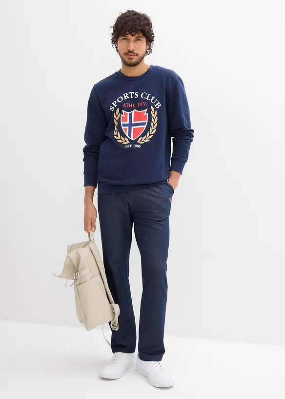 Felpa in puro cotone, bonprix