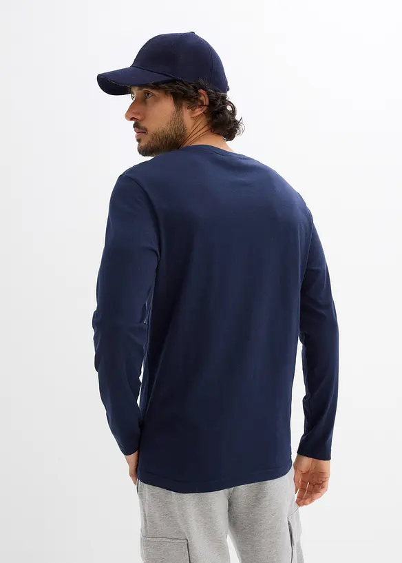 Maglia a maniche lunghe in puro cotone, bonprix