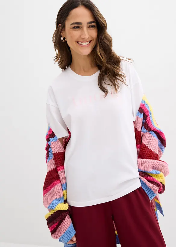 T-shirt in puro cotone biologico, bonprix