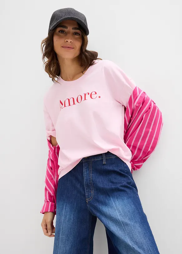 T-shirt in puro cotone biologico, bonprix