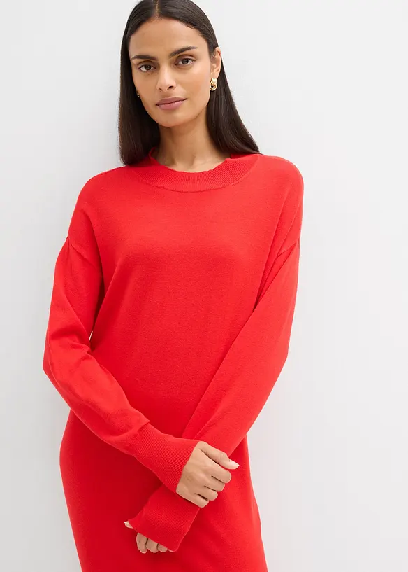 Abito midi in misto viscosa, bonprix