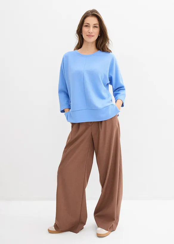 Felpa in tessuto operato, bonprix