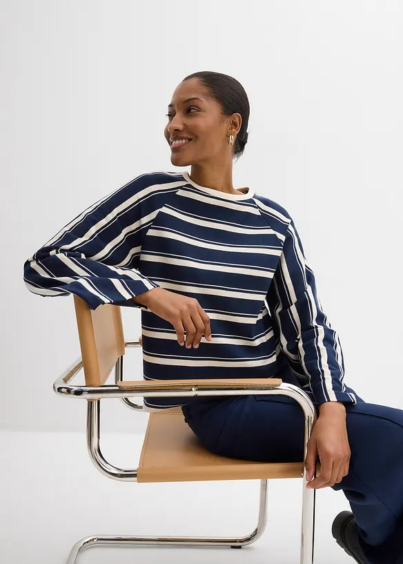 Maglia a maniche lunghe in jersey pesante, bonprix