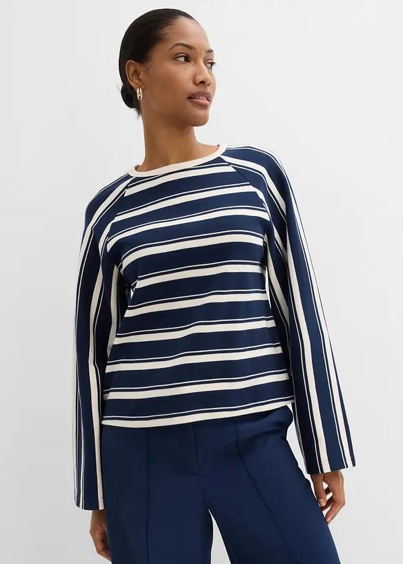 Maglia a maniche lunghe in jersey pesante, bonprix