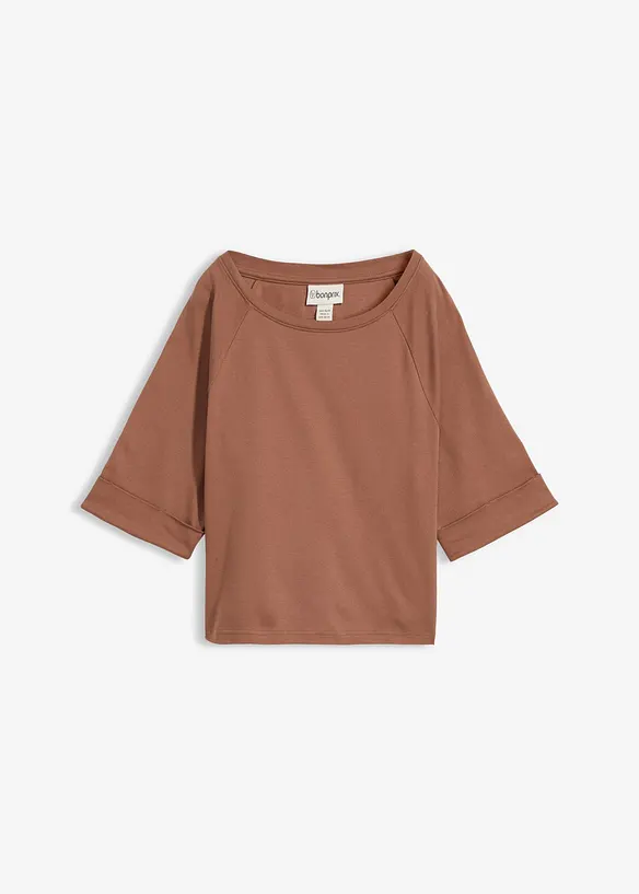 Maglia raglan in cotone biologico pesante, bonprix