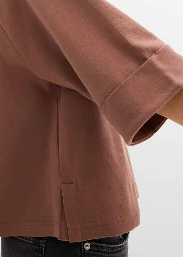 Maglia raglan in cotone biologico pesante, bonprix