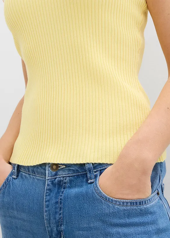 Top in maglia misto viscosa, bonprix