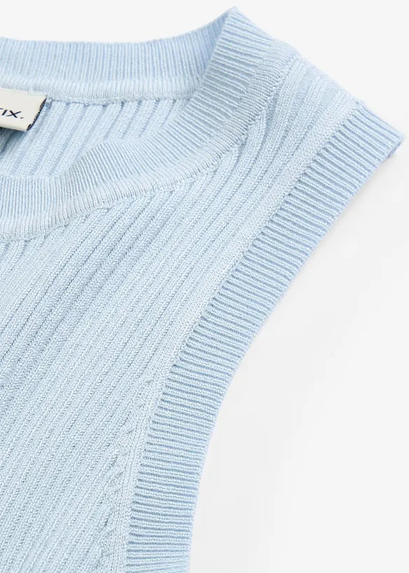 Top in maglia misto viscosa, bonprix