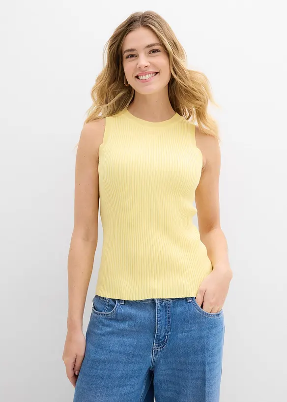 Top in maglia misto viscosa, bonprix