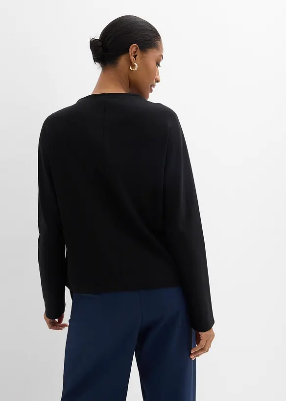 Maglia a maniche lunghe in puro cotone biologico, bonprix